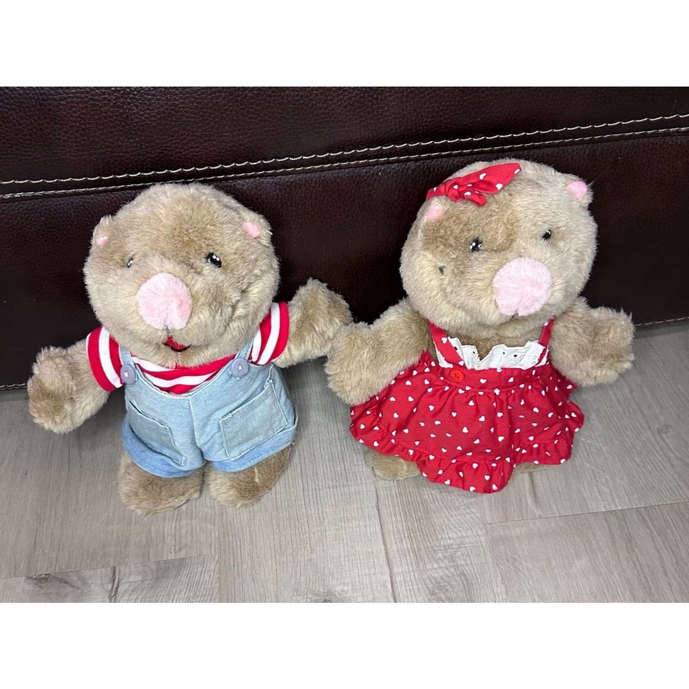 Vintage rare ©️1988 Ollie and Martha Marmot by Starshine Suzy’s Zoo